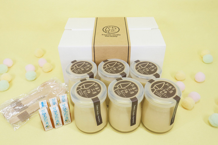 千葉のはちみつであじわうプリンセスぷりんギフト　6個セット　- お菓子工房はぁもにぃ -【税込・送料込】
